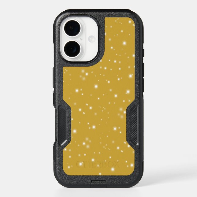 Boho Gold Starlight Otterbox iPhone Case (Back)