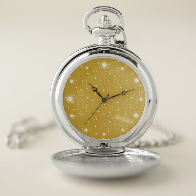 Boho Gold Starlight Pocket Watch (Inside)