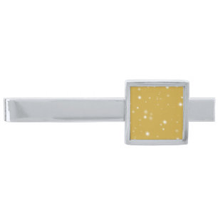 Boho Gold Starlight Silver Finish Tie Bar