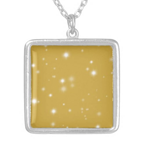 Boho Gold Starlight Silver Plated Necklace