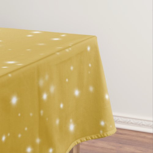 Boho Gold Starlight Tablecloth