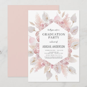 Boho Graduation Class of 2023 Party Card