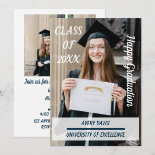 Boho Graduation Party Invite 2026