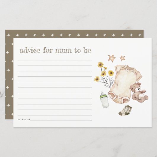 Boho Green Baby Clothes Gender Neutral Baby Shower (Front/Back)