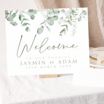 Boho Greenery Eucalyptus Wedding Welcome