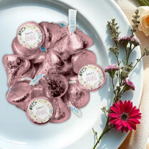Boho Greenery Floral Bridal Shower Hershey®'s Kisses®