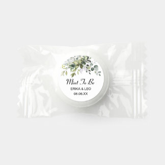 Boho Greenery Mint To Be Wedding Life Saver® Mints