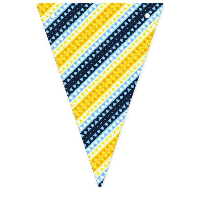 Boho Groovy Geometric Abstract AroAce Pride Flag (First Flag)