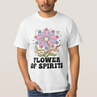 Boho Halloween Flower Ghost PNG T-Shirt