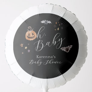 Boho Halloween Gender Neutral Oh Baby Shower Balloon