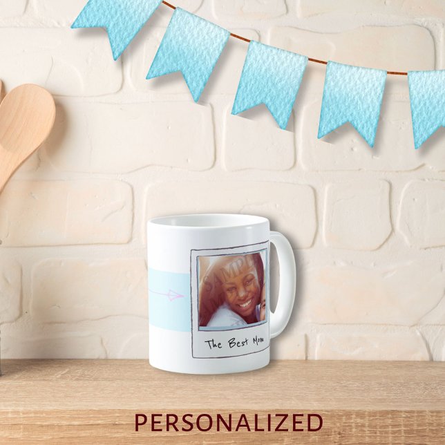 Boho Happy Birthday to Best Mom Ever Coffee Mug (Creator Uploaded)
