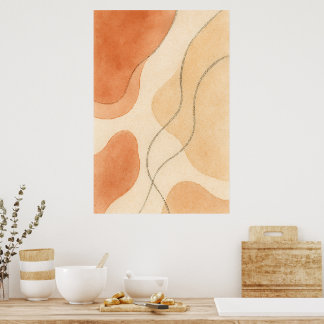 Boho Harmony | Minimalist Abstract Wall Art