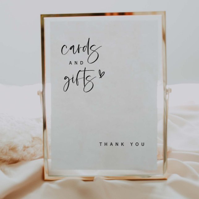 Boho Heart Cards & Gifts Baby Shower Sign E100 (Creator Uploaded)