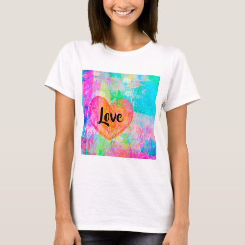 Boho Heart Love T_Shirt