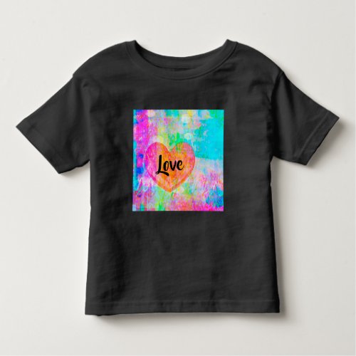 Boho Heart Love Toddler T_shirt