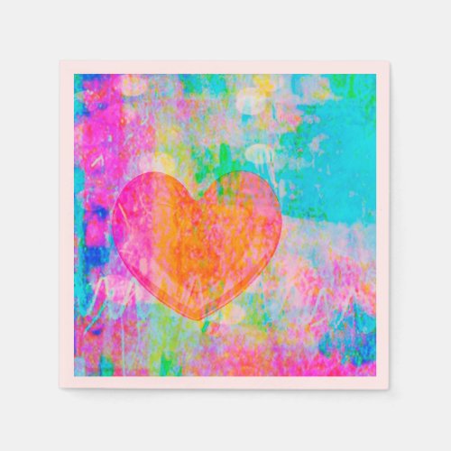 Boho Heart Napkins