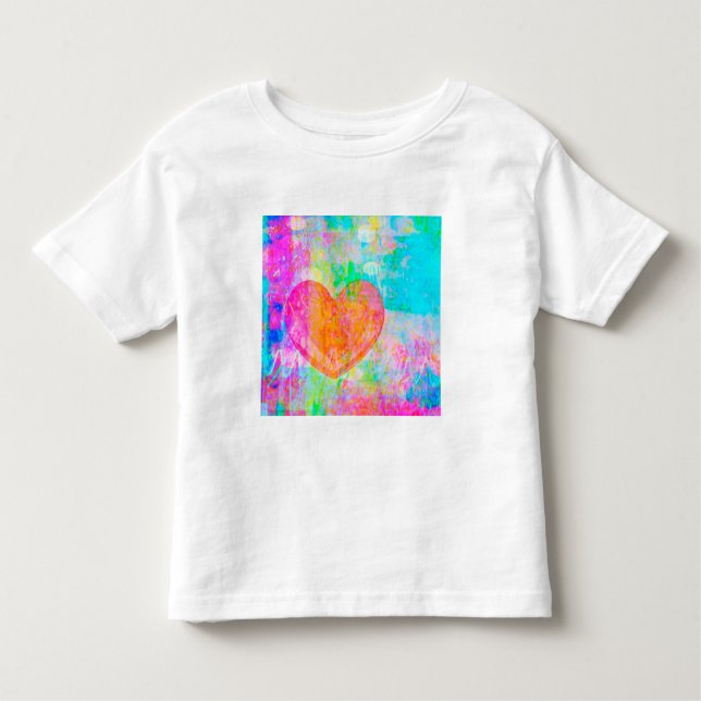 Boho Heart Toddler T-shirt (Front)