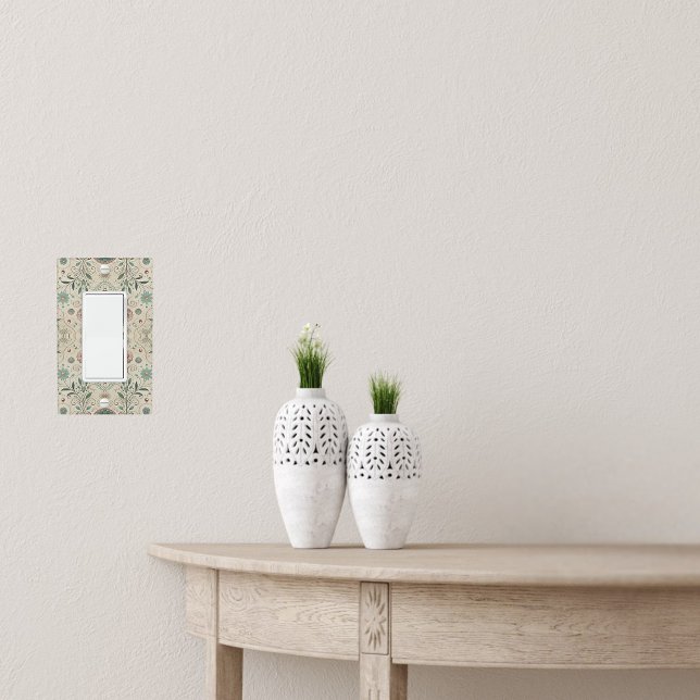 Boho Herb Single Rocker Light Switch Cover (Creator Uploaded)