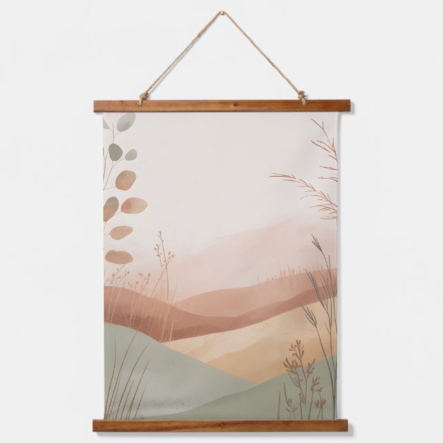 Boho Hills Hanging Tapestry (Front)