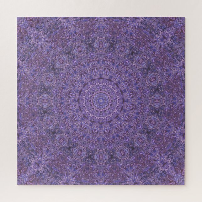 Boho Hippie Intricate Eclectic Groovy Mandala Art Jigsaw Puzzle (Vertical)