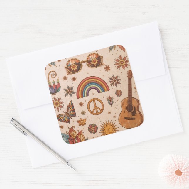Boho hippie sticker (Envelope)