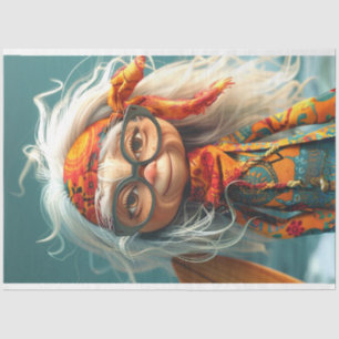 Boho Hippie the Grama Tissue Paper