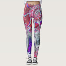 Boho Hippie Trippy Funky Nautilus Spiral Fractal