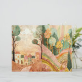 Boho Hippie Woods Bike Junk Journal Paper (Standing Front)