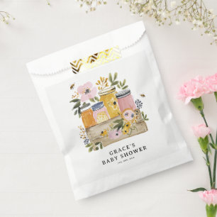 Boho HoneyBee & Wildflower Baby Shower Favor Bag