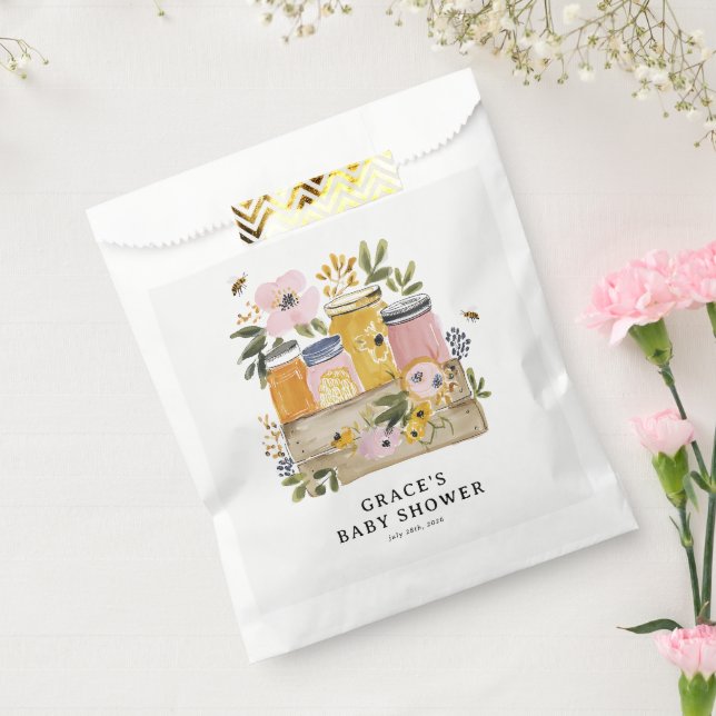 Boho HoneyBee & Wildflower Baby Shower Favor Bag (Sealed)