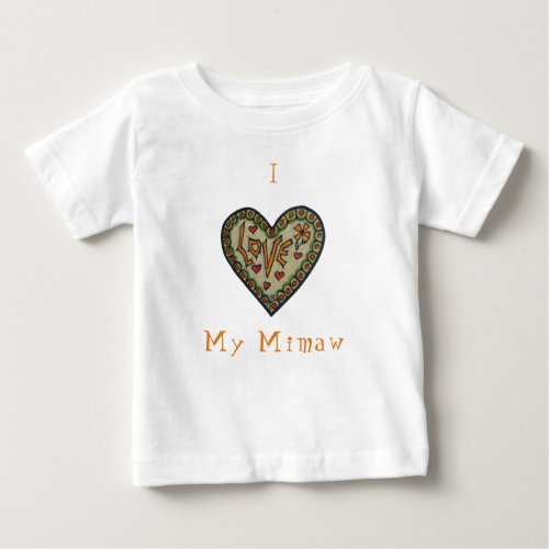 Boho I Love My Heart BabyToddler T_Shirt
