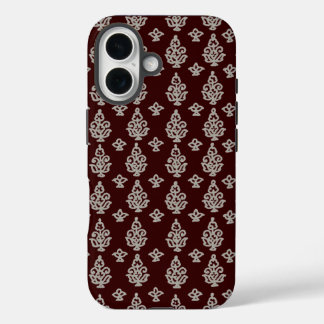 Boho India Block Print iPhone 16 Case
