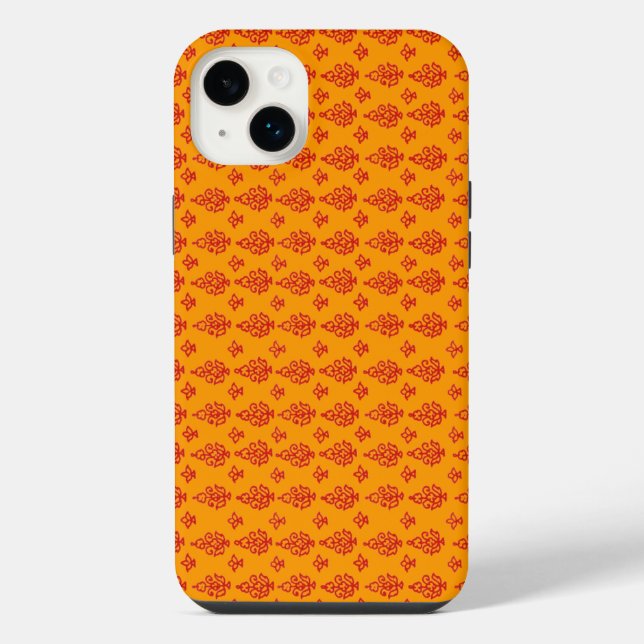 Boho India Block Print Iphone Case (Back)