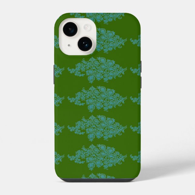Boho India Block Print Iphone Case (Back)