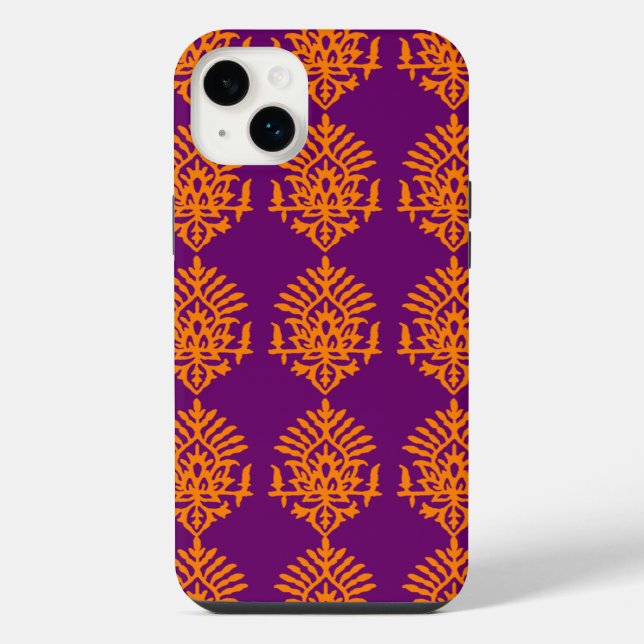 Boho India Block Print Iphone Case (Back)