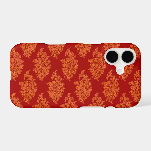 Boho India Block Print iPhone Case (Back Horizontal)