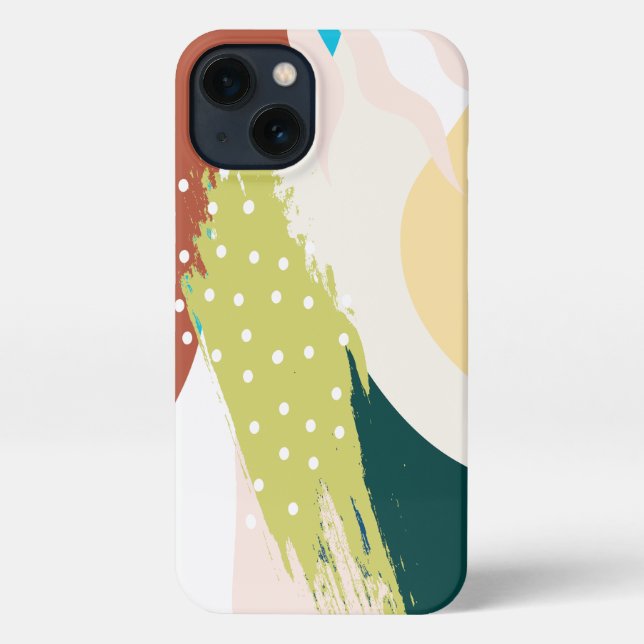 Boho Inspired Dotted Abstract Phone Case (Back)
