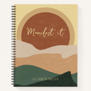 Boho Journal Manifest it, Law of Attraction