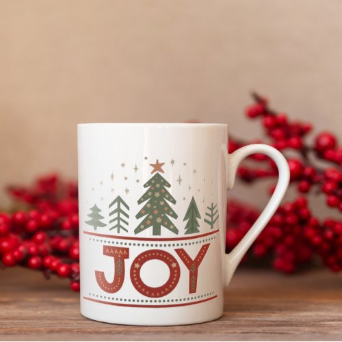 Boho Joy Christmas Holiday Coffee Mug