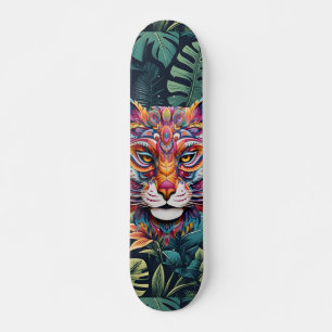 Boho Jungle Panther Skateboard