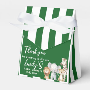 Boho Jungle Party Baby Shower  Favor Box 