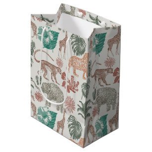 Boho Jungle Safari  Medium Gift Bag