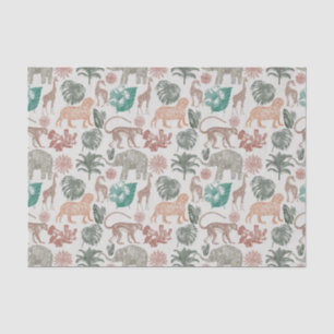 Boho Jungle Safari Tissue Paper