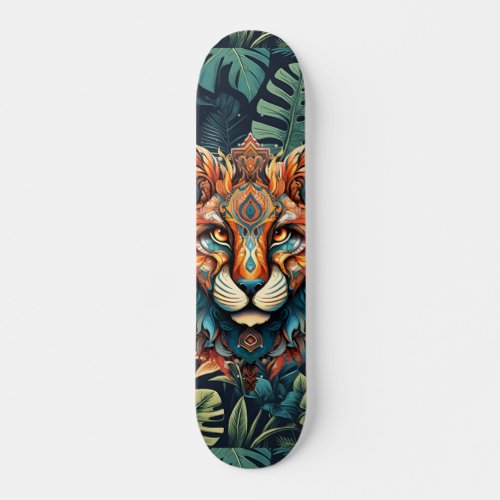 Boho Jungle Tiger Skateboard 