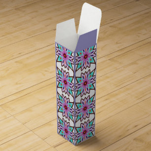 Boho Kaleidoscope Wine Box