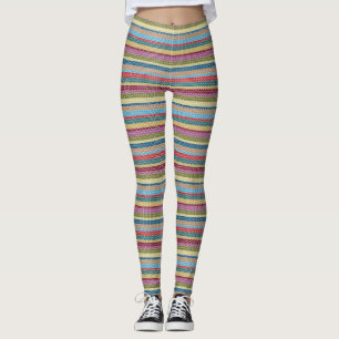 Boho Knit-Look Leggings