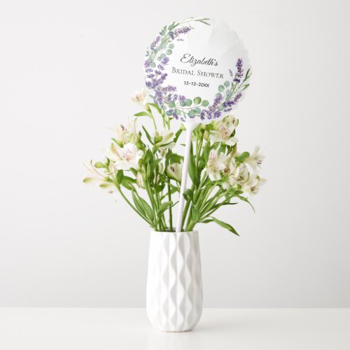 Boho Lavender Eucalyptus Bridal Shower  Balloon