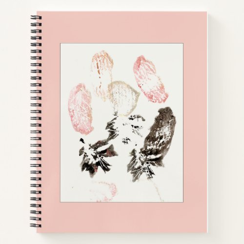 Boho Leaves and Feathers Notebook