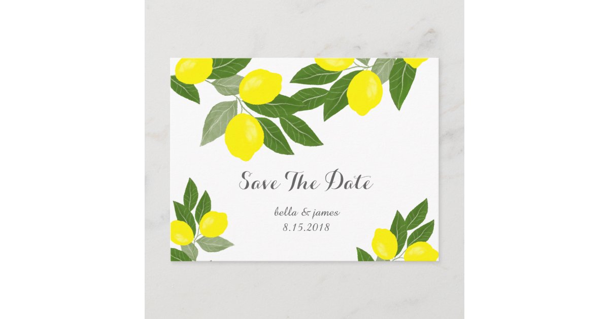 Country Save the Date Cards - LemonWedding