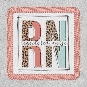 Boho Leopard Registered Nurse RN Patch